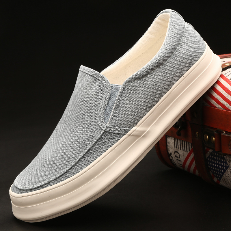 Baoda 8083 Muške slip-on tenisice od platna, prozračne, sa debelim potplatom (Proljeće/Ljeto)