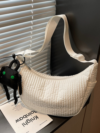 Jesen 2025 – Dumpling torba u japanskom stilu, velika kapaciteta, ženska crossbody torba, srednje veličine, platno