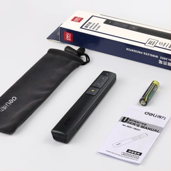 Deli 2802 pero na prechod strán, PPT diaľkové ovládanie, laserové projekčné pero, elektronický ukazovateľ pre výučbu, USB multimediálny nástroj