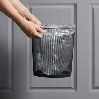 Velike kućne plastične vrećice za smeće s ravnim otvorom, debelih