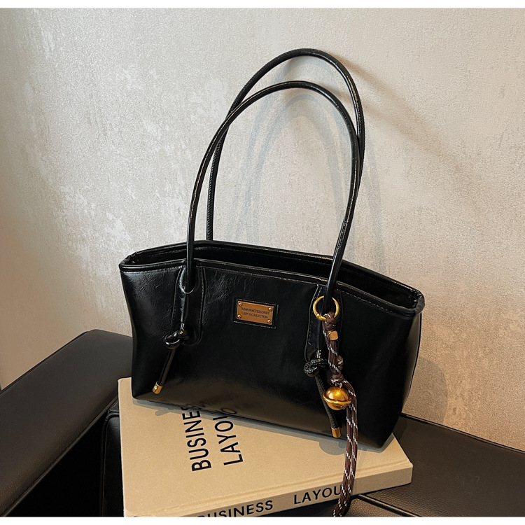 Ženska tote torba s luksuznim retro stilom, velika kapaciteta, 2024 novi model, zimski trend, torba za rame