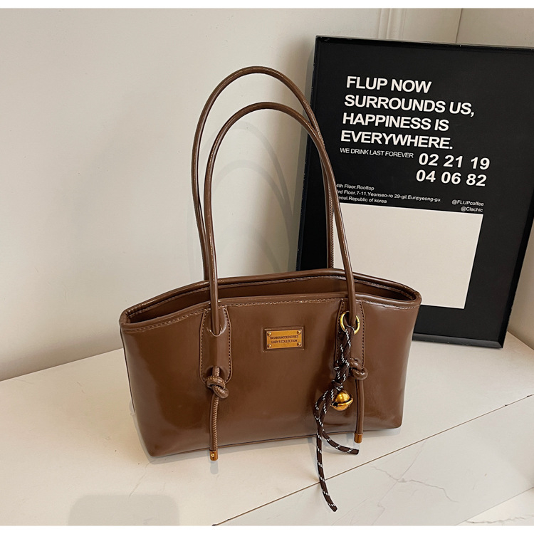 Ženska tote torba s luksuznim retro stilom, velika kapaciteta, 2024 novi model, zimski trend, torba za rame
