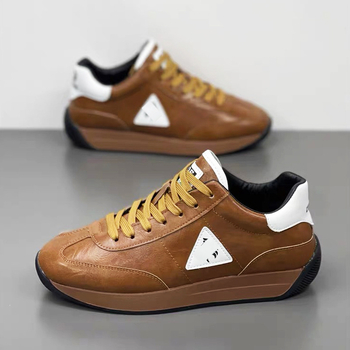 Pantofi sport din piele pentru bărbați, cu căptușeală pufoasă, confortabili, casual, stil luxos