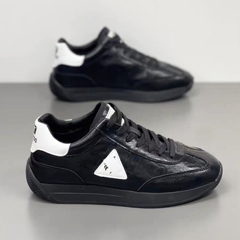 Pantofi sport din piele pentru bărbați, cu căptușeală pufoasă, confortabili, casual, stil luxos
