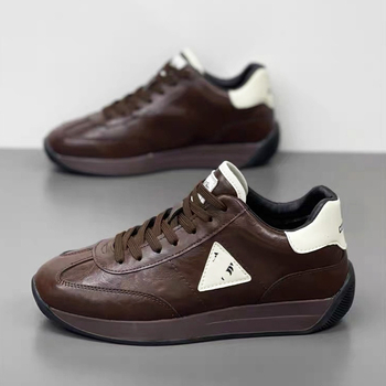 Pantofi sport din piele pentru bărbați, cu căptușeală pufoasă, confortabili, casual, stil luxos