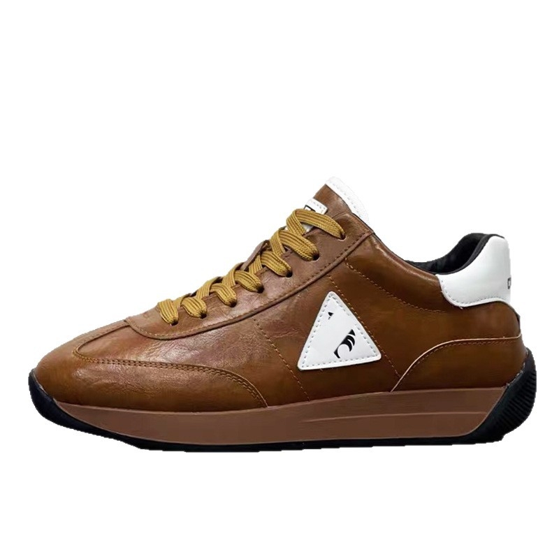 Pantofi sport din piele pentru bărbați, cu căptușeală pufoasă, confortabili, casual, stil luxos