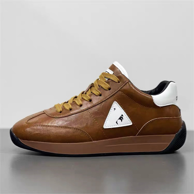 Pantofi sport din piele pentru bărbați, cu căptușeală pufoasă, confortabili, casual, stil luxos