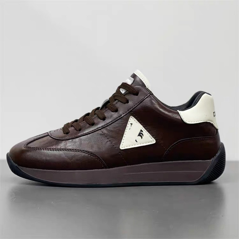 Pantofi sport din piele pentru bărbați, cu căptușeală pufoasă, confortabili, casual, stil luxos