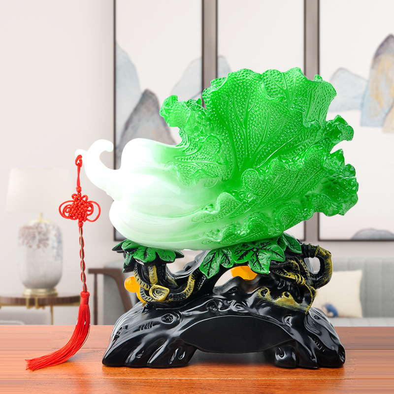 Resin ukras u obliku jade kupusa za dnevni boravak i ured