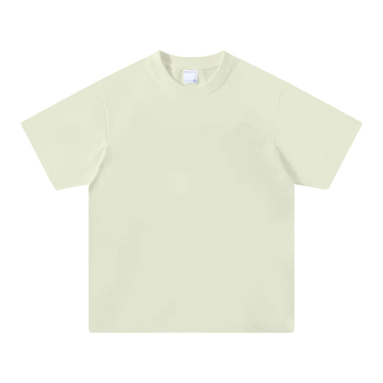 300 g teška pamukna majica kratkih rukava s okruglim izrezom, unisex, jednobojna, ljeto, plus veličina