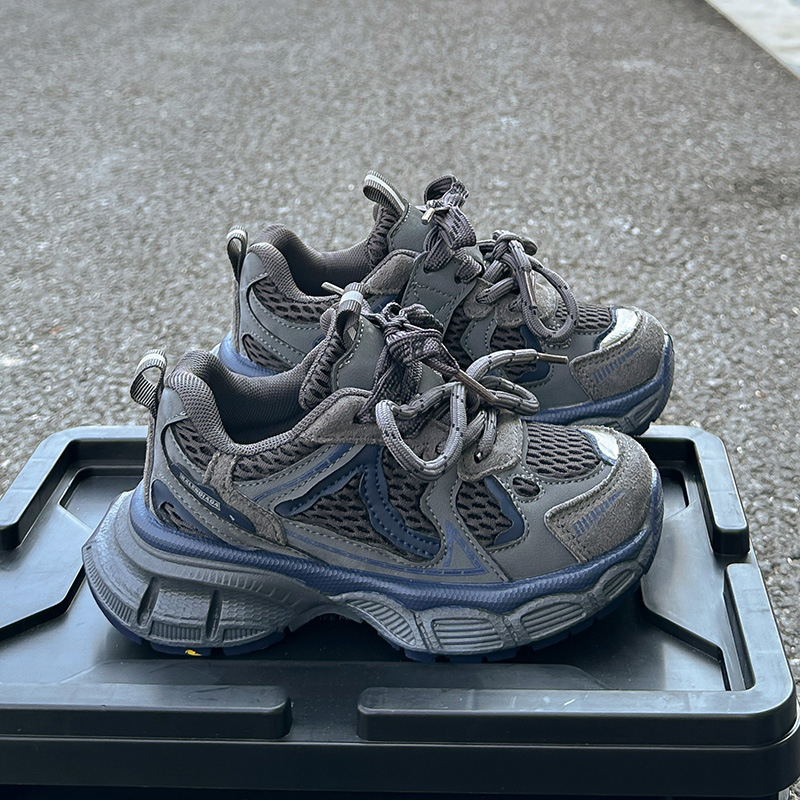 Dječje sportske tenisice, jesen-zima 2025, unisex tenisice za trčanje, stil dad shoes, podstava od fleecea i pamuka