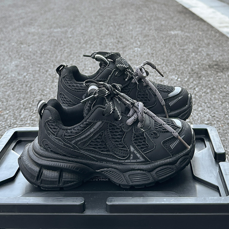 Dječje sportske tenisice, jesen-zima 2025, unisex tenisice za trčanje, stil dad shoes, podstava od fleecea i pamuka