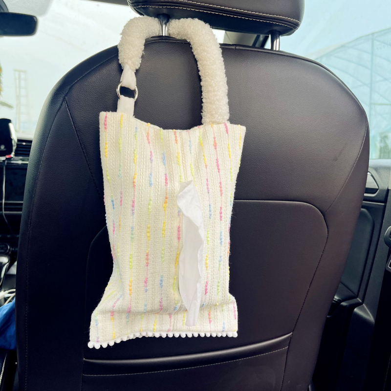 Auto kutija za salvete od tkanine, viseća, prilagodljiva