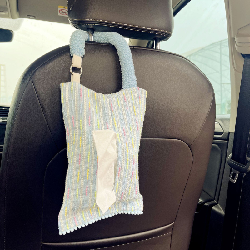 Auto kutija za salvete od tkanine, viseća, prilagodljiva
