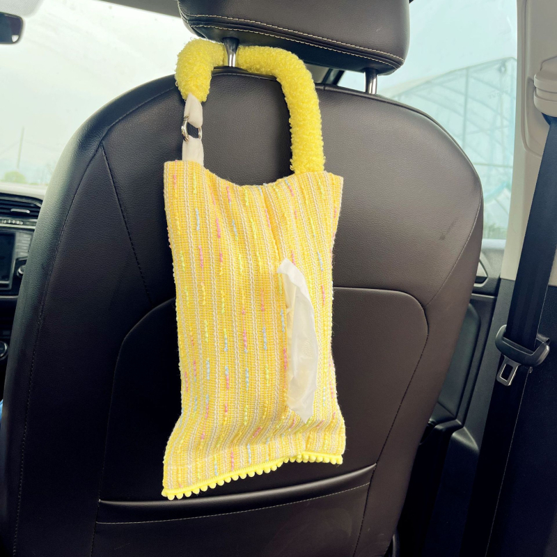 Auto kutija za salvete od tkanine, viseća, prilagodljiva
