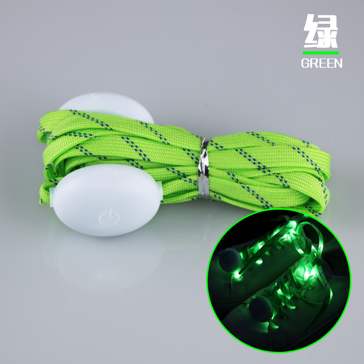 Le Tao LED цветни светещи връзки за обувки, неонови найлонови за деца, 8-мо поколение