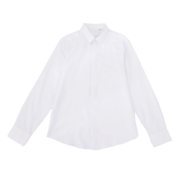 Férfiaknak szóló többszínű fehér ing, hosszú ujjú, nem vasalható, slim fit, nagy méret, tavasz-nyár, üzleti formális ing