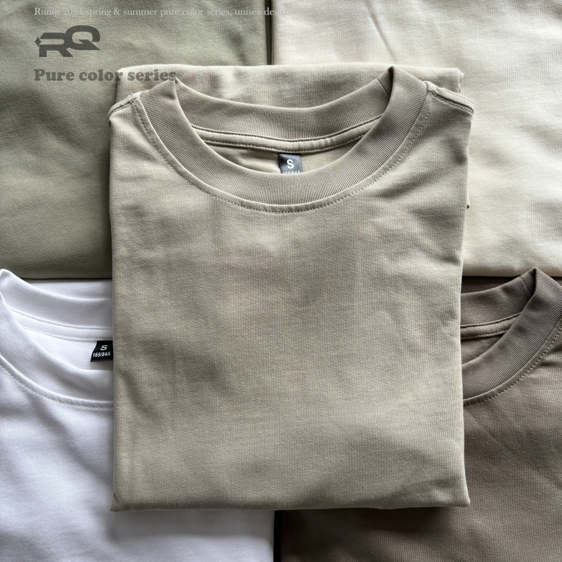 305 g Ανδρικό πλεκτό μακρυμάνικο T-shirt, μονόχρωμο, oversize, βασικό στυλ
