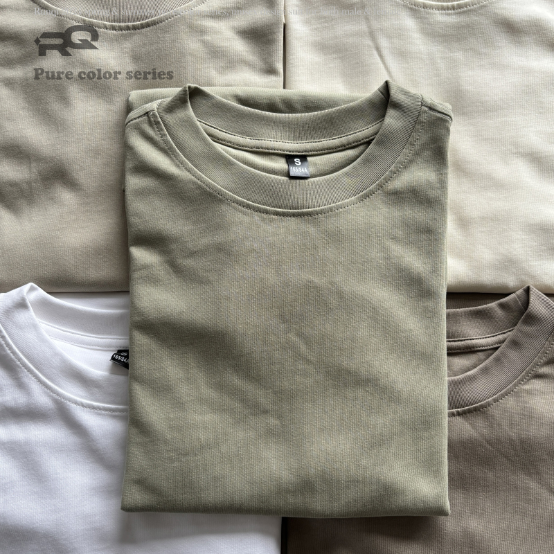 305 g Ανδρικό πλεκτό μακρυμάνικο T-shirt, μονόχρωμο, oversize, βασικό στυλ