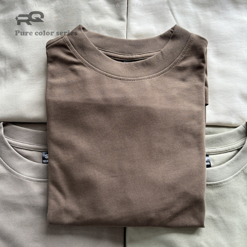 305 g Ανδρικό πλεκτό μακρυμάνικο T-shirt, μονόχρωμο, oversize, βασικό στυλ