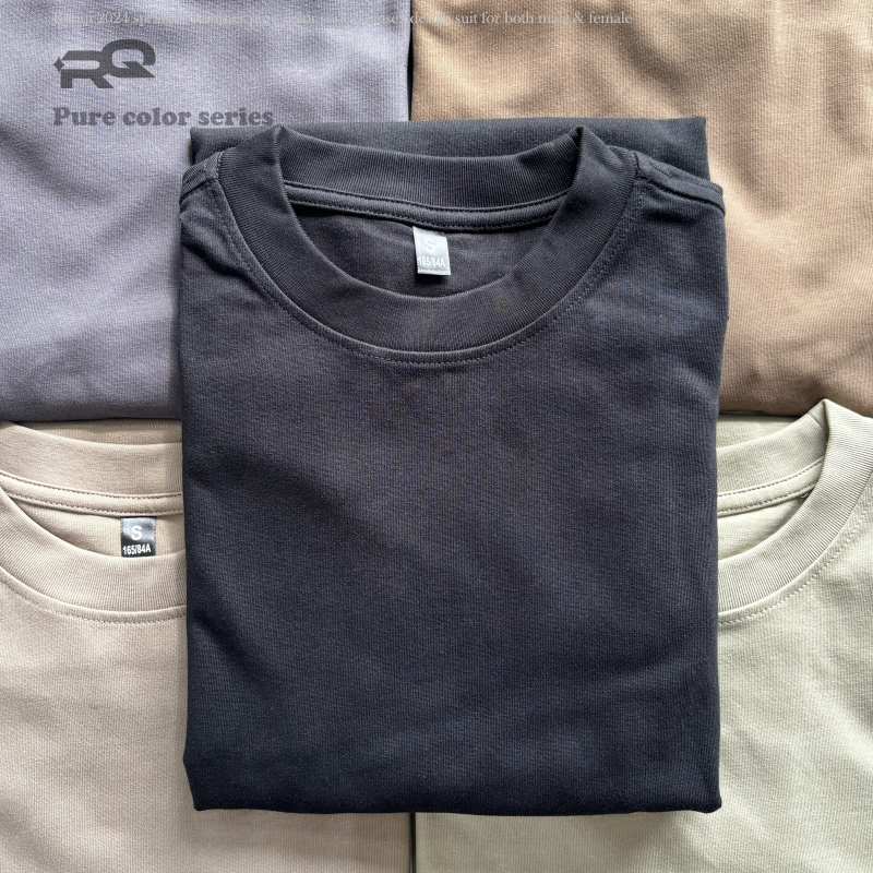 305 g Ανδρικό πλεκτό μακρυμάνικο T-shirt, μονόχρωμο, oversize, βασικό στυλ