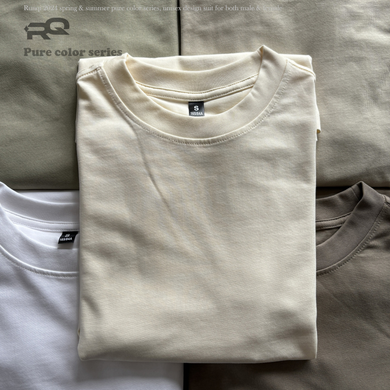 305 g Ανδρικό πλεκτό μακρυμάνικο T-shirt, μονόχρωμο, oversize, βασικό στυλ