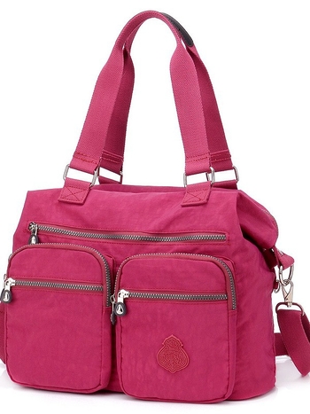 Ženska torba velikog kapaciteta, vodootporan Oxford materijal, crossbody torba od najlona i kanvasa, moderna preko ramena