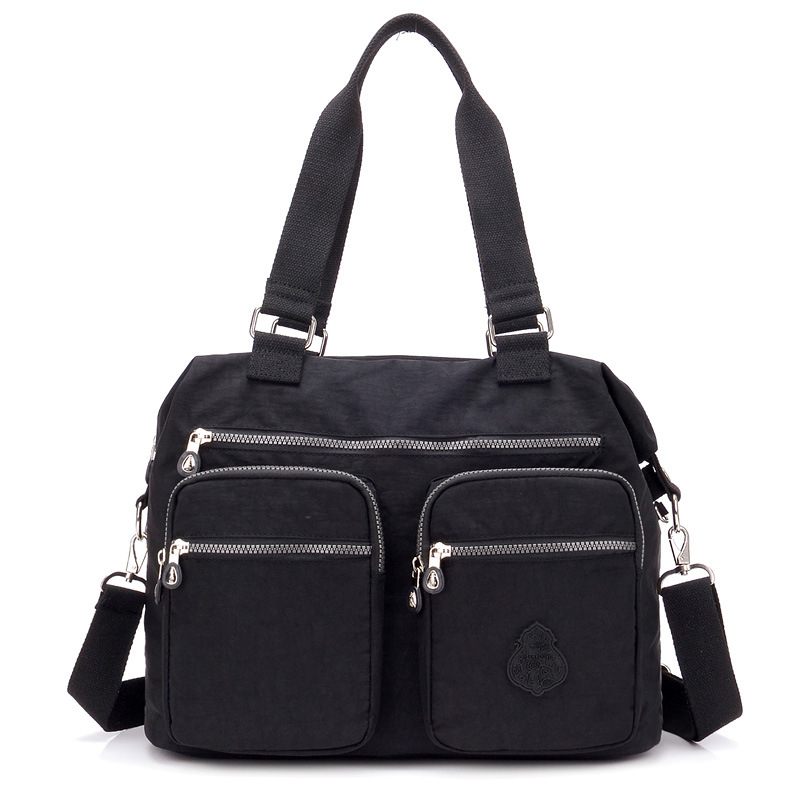 Ženska torba velikog kapaciteta, vodootporan Oxford materijal, crossbody torba od najlona i kanvasa, moderna preko ramena