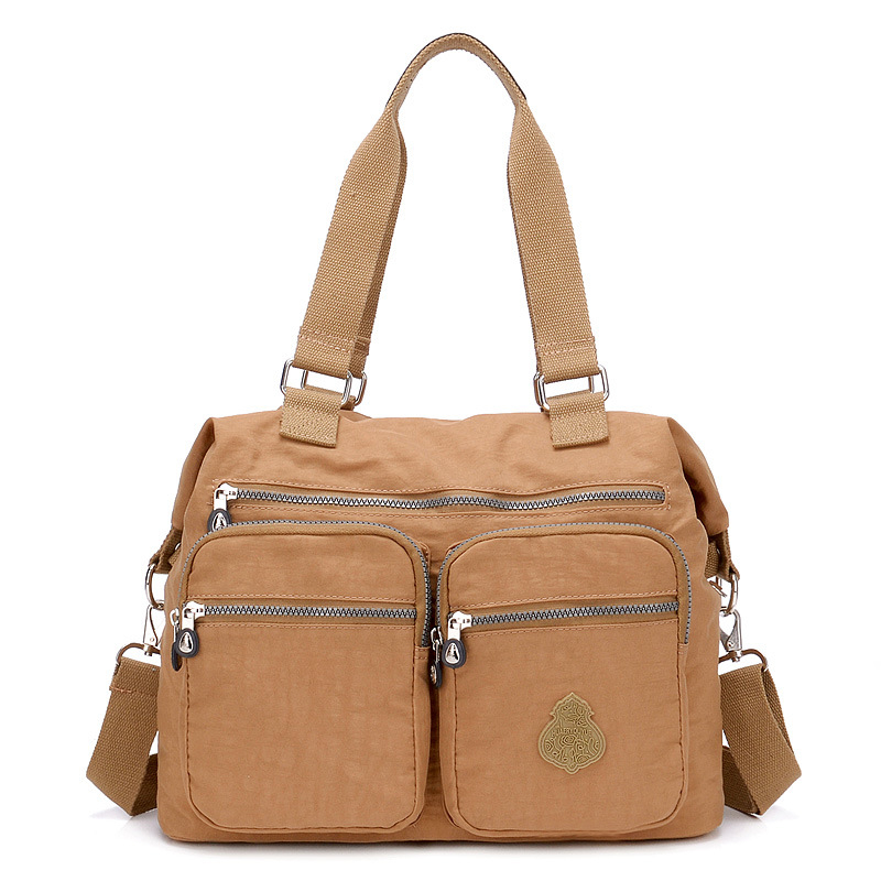 Ženska torba velikog kapaciteta, vodootporan Oxford materijal, crossbody torba od najlona i kanvasa, moderna preko ramena
