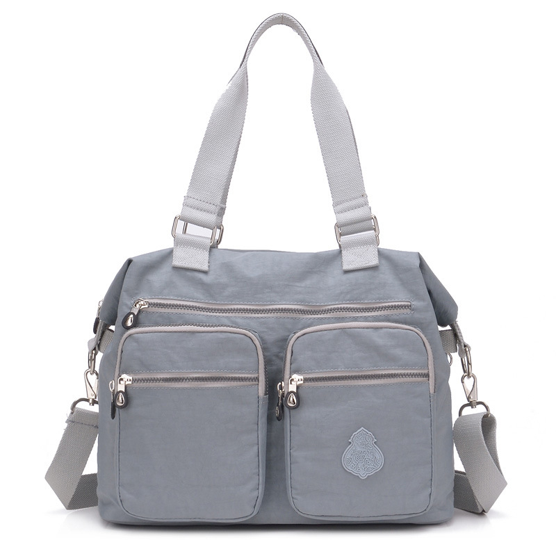Ženska torba velikog kapaciteta, vodootporan Oxford materijal, crossbody torba od najlona i kanvasa, moderna preko ramena