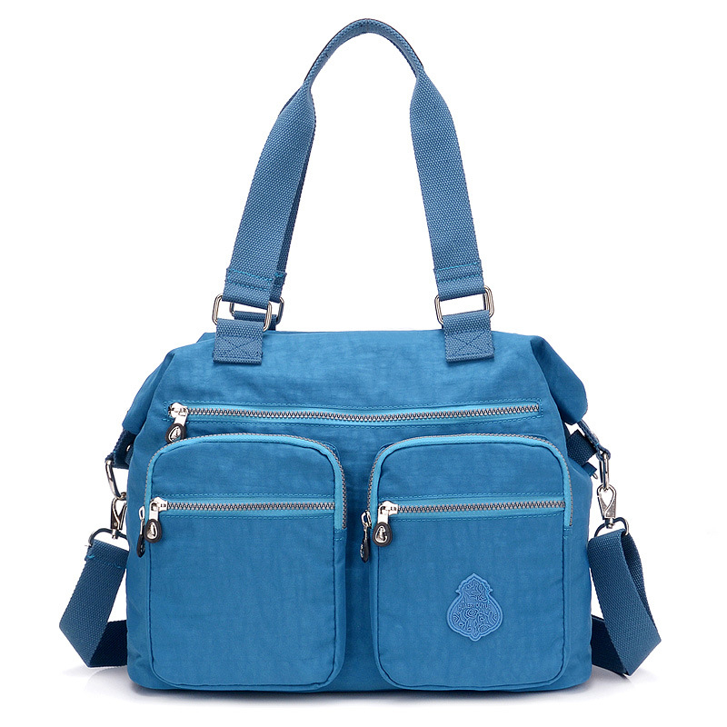 Ženska torba velikog kapaciteta, vodootporan Oxford materijal, crossbody torba od najlona i kanvasa, moderna preko ramena