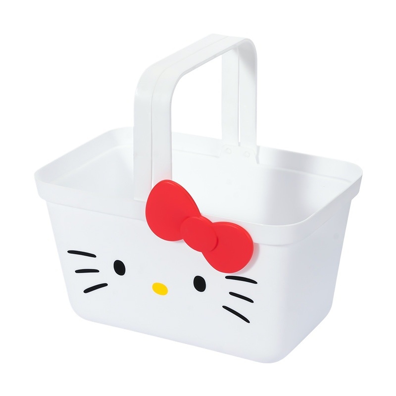 MINISO Sanrio košara za pohranu — jednostavan organizator za odjeću, sitnice i grickice, stolni dodatak učenicima