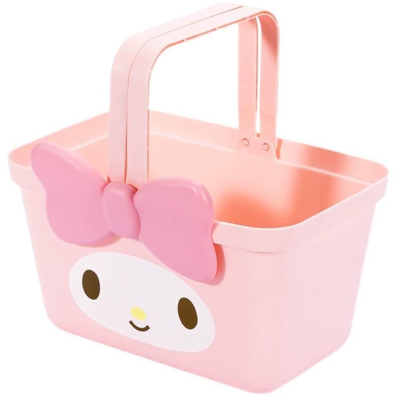 Miniso Sanrio plastični kućni koš za pohranu s Hello Kitty i My Melody