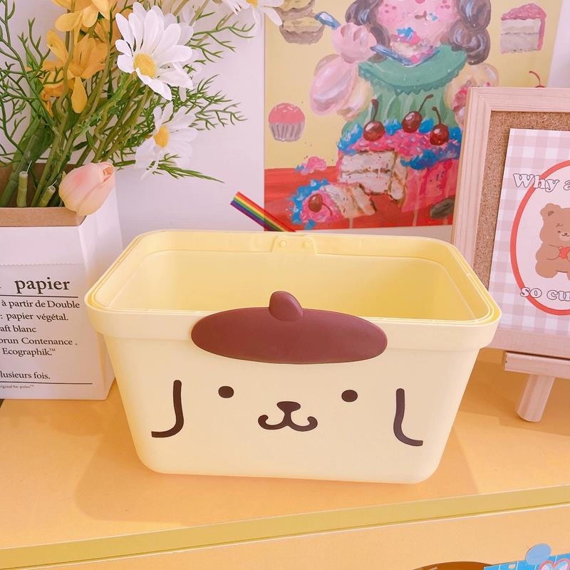Miniso Sanrio plastični kućni koš za pohranu s Hello Kitty i My Melody