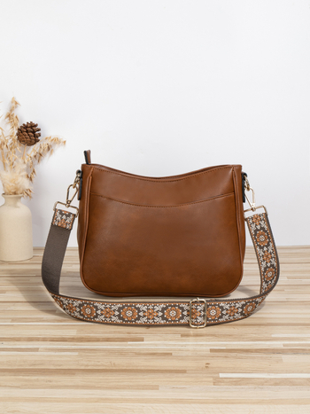 Ženska crossbody torba s jedinstvenim dizajnom, velika kapaciteta, ljeto 2024, PU koža, torba u obliku kanta, zatvarač