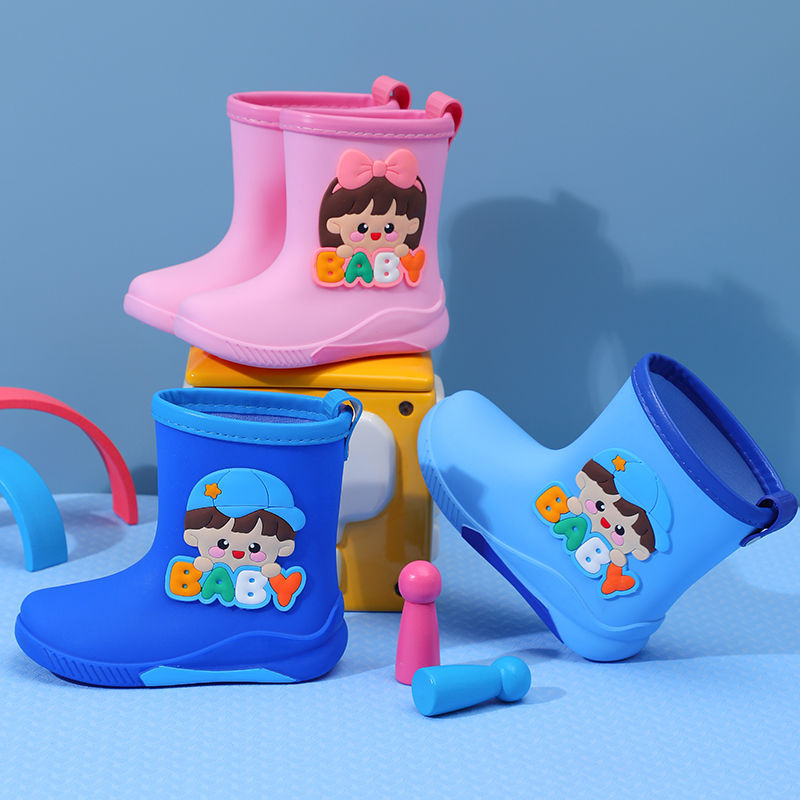 Dječje čizme za kišu i vodene cipele s crtanim motivom, unisex, PVC, proljeće-ljeto