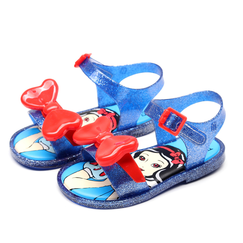 Crtani lik Princeze dizajn Jelly cipele za djevojčice, plažne sandale, veličina 24, PVC gornji dio, gumeni potplat, Velcro zatvarač