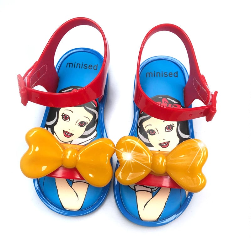 Crtani lik Princeze dizajn Jelly cipele za djevojčice, plažne sandale, veličina 24, PVC gornji dio, gumeni potplat, Velcro zatvarač