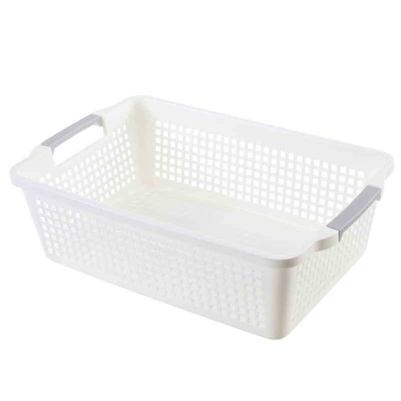 Plastična košara s izgledom ratana za stolni prostor, kompaktni organizator za grickalice i igračke, japanski stil