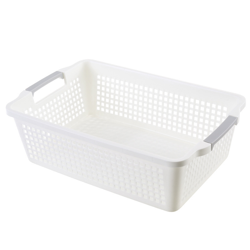 Plastična košara s izgledom ratana za stolni prostor, kompaktni organizator za grickalice i igračke, japanski stil