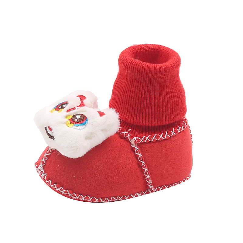 Novorođene velur cipelice s pliš unutarnjom, topla mekana podloga, unisex, 0–15 mjeseci