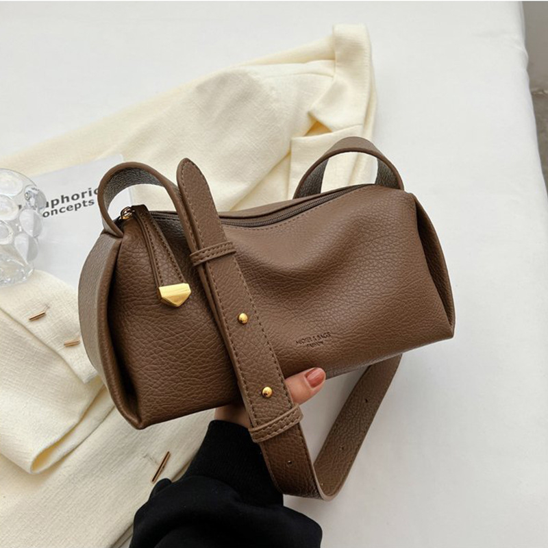 Ženska crossbody torba, novi stil, torba preko ramena, velika zapremina, Boston stil, elegantan nišni stil, torba s jastučićem ispod pazuha