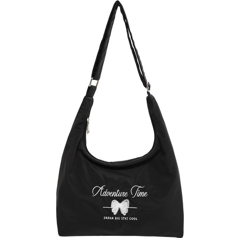 Ženska platnena crossbody torba, korejski nišni stil, velik kapacitet, tote torba, svježa i slatka estetika