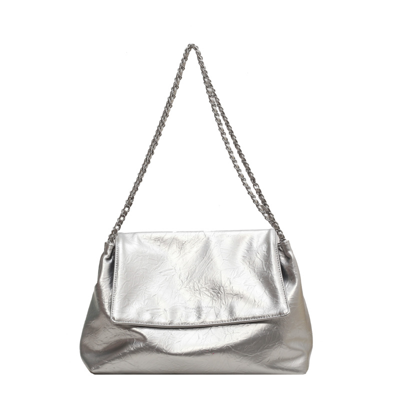 Elegantna minimalistička torbica za pod pazuhom za žene, velika kapaciteta, PU koža, za rame ili crossbody