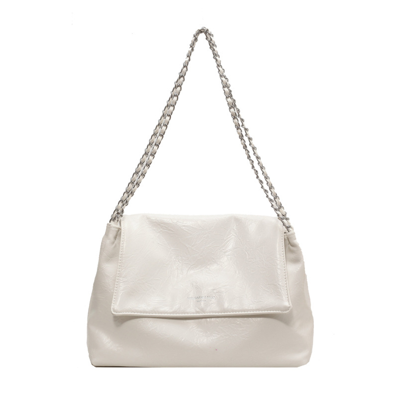 Elegantna minimalistička torbica za pod pazuhom za žene, velika kapaciteta, PU koža, za rame ili crossbody