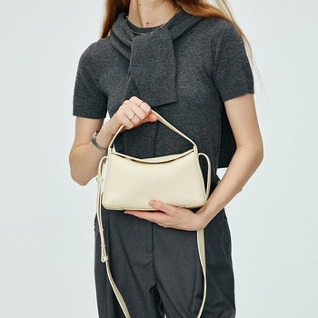 Ženska torba od kože prvog sloja goveda, retro gradski stil, crossbody torba, kompaktnog četvrtastog oblika