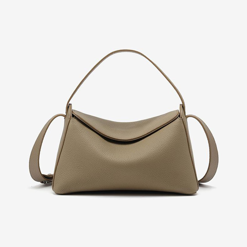 Ženska torba od kože prvog sloja goveda, retro gradski stil, crossbody torba, kompaktnog četvrtastog oblika