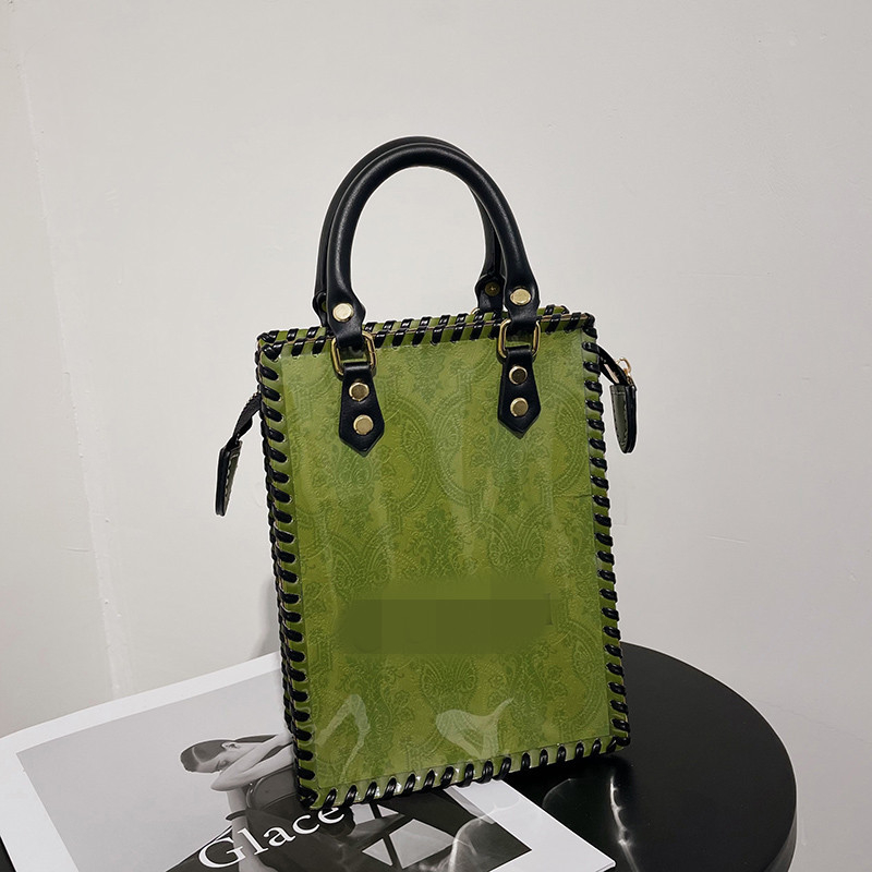 DIY komplet za tote torbu — PU materijal, mala veličina, zatvarač, ručno šivanje, rameni ili crossbody stil