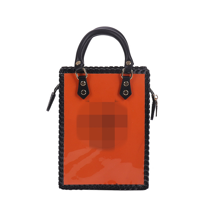 DIY komplet za tote torbu — PU materijal, mala veličina, zatvarač, ručno šivanje, rameni ili crossbody stil