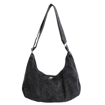 Ženska denim torbica velikog kapaciteta, crossbody torba, gradski stil, proljeće 2026
